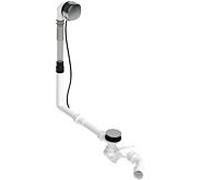 Duravit Garniture de vidage et trop-plein 792203000001000 Câble Bowden longueur 65 cm, d= 5,2 cm, avec bec verseur, chromé