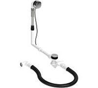 Duravit Quadroval set de vidage et de trop-plein avec bec de baignoire 792205, chrome, 792205000001000
