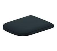 Duravit Happy D.2 assise WC 0064591300 anthracite mat, avec WC amortie, charnières en acier inoxydable, amovible