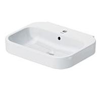 Duravit Happy D.2 bassin 2316600000 60 x 47,5 cm, blanc, 1 trou de coulée