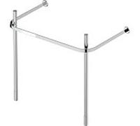 Duravit Happy D.2 console métallique 0030771000 bassin, réglable en hauteur + 5 cm, chromé