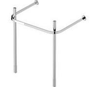 Duravit Happy D.2 console métallique 0030781000 bassin, réglable en hauteur + 5 cm, chromé