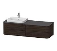 Duravit Meuble sous-vasque sur console Happy D.2 Plus 1600x550 mm 4 tiroirs gauche HP4963L6969