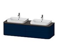 Duravit Meuble sous-vasque Happy D.2 Plus 1600×550 mm 4 tiroirs pour 2 lavabos HP4964B9898