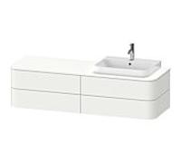 Duravit Happy D.2 HP4973R3636 40,8 x 160 x 55 cm, 4 tiroirs, pour Aufsatzbecken , droite, blanc