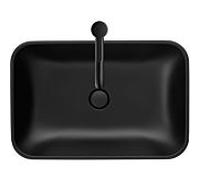 Duravit Happy D.2 Plus - Vasque à poser, 60x40 cm, sans trop-plein, WonderGliss, anthracite mat 23596013001