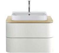 Duravit Happy D.2 lavabo 2360500000 50 x 40 cm, sol, 2000 trou de coulée, avec trop - plein, de robinetterie, blanc