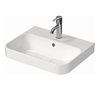 Duravit Happy D.2 lavabo 2360506100 50 x 40 cm, sol, 2000 trou de coulée, avec trop - plein, de robinetterie, blanc / anthracite mat