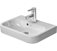 Duravit Happy D.2 lavabo 50x36 cm semi-circulaire de meuble blanc brillant 0710500000