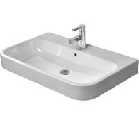 Duravit Happy D.2 lavabo 80x50.5 cm semi-circulaire de meuble blanc brillant 2318800000