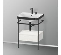 Duravit Happy D.2 Lavabo avec support, 1 tiroir, HP4740E3939, c-bonded