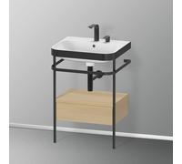 Duravit Happy D.2 Lavabo avec support, 1 tiroir, HP4740E7171, c-bonded