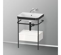 Duravit Happy D.2 Lavabo avec support, 1 tiroir, HP4740N2222, c-bonded