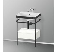 Duravit Happy D.2 Lavabo avec support, 1 tiroir, HP4740N3636, c-bonded