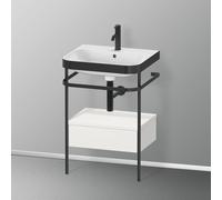 Duravit Happy D.2 Lavabo avec support, 1 tiroir, HP4740O3939, c-bonded