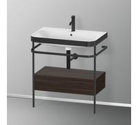 Duravit Happy D.2 Lavabo avec support, 1 tiroir, HP4742O6969, c-bonded