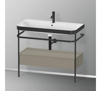 Duravit Happy D.2 Lavabo avec support, 1 tiroir, HP4743O9292, c-bonded