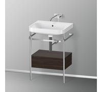 Duravit Happy D.2 Lavabo avec support, 1 tiroir, HP4840N6969, c-shaped