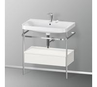 Duravit Happy D.2 Lavabo avec support, 1 tiroir, HP4842E3939, c-shaped