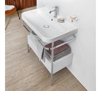 Duravit Happy D.2 Lavabo avec support, 1 tiroir, HP4842O3636, c-shaped