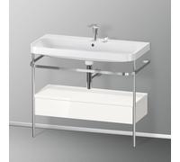 Duravit Happy D.2 Lavabo avec support, 1 tiroir, HP4843E2222, c-shaped