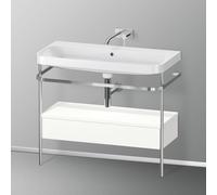 Duravit Happy D.2 Lavabo avec support, 1 tiroir, HP4843N3636, c-shaped