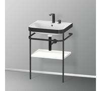 Duravit Happy D.2 Lavabo avec support, HP4735E3636, c-bonded