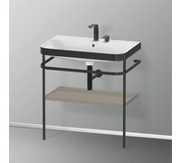 Duravit Happy D.2 Lavabo avec support, HP4737E9292, c-bonded