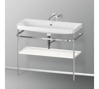 Duravit Happy D.2 Lavabo avec support, HP4838N2222, c-shaped