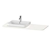 Duravit Happy D.2 lavabo console HP031KR2222 130 x 55 cm, avec 2000 découpe, à droite, blanc haute brillance