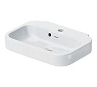 Duravit Happy D.2 lave-mains 07095000001 50 x 36 cm, blanc, papier miracle, avec trop-plein