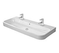 Duravit Happy D.2 Lavabo pour meuble 23181200261 1200 mm, 2 trous de coulée, blanc, Wondergliss