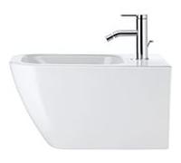 Duravit Happy D.2 mur Bidet 2258150000 blanc, avec trop-plein, 2000 trou de robinetterie