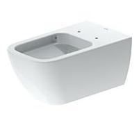 Duravit Happy D.2 paroi washdown WC projection 25500900001 62 cm, sans rebord, blanc, Wondergliss