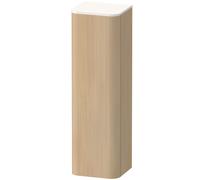 Duravit Happy D.2 Plus armoires mi-hautes, 400x1336x360 mm, 1 porte, charnières à gauche, HP1261L7171, Couleur: Placage chêne méditerranéen en bois véritable