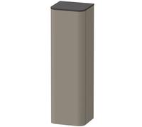 Duravit Happy D.2 Plus armoires mi-hautes, 400x1336x360 mm, 1 porte, charnières à gauche, HP1261L9292, Couleur: Gris pierre Vernis satiné mat Soie