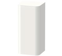 Duravit Happy D.2 Plus armoires mi-hautes, 400x880x360 mm, 1 porte, charnières à droite, HP1260R3636, Couleur: Laque mate en soie blanche