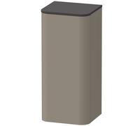 Duravit Happy D.2 Plus armoires mi-hautes, 400x880x360 mm, 1 porte, charnières à droite, HP1260R9292, Couleur: Gris pierre Vernis satiné mat Soie