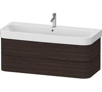 Duravit Happy D.2 Plus bâti-support pour lavabo suspendu, 1175x490mm, 2 tiroirs, HP4389069690000