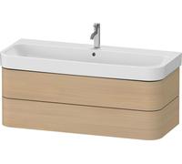 Duravit Happy D.2 Plus bâti-support pour lavabo suspendu, 1175x490mm, 2 tiroirs, HP4389071710000