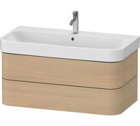Duravit Happy D.2 Plus bâti-support pour lavabo suspendu, 975x490mm, 2 tiroirs, HP4388071710000