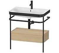 Duravit Happy D.2 Lavabo avec support, 1 tiroir, HP4742O7171, c-bonded