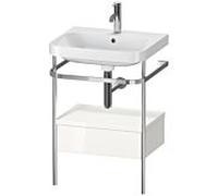 Duravit Happy D.2 Lavabo avec support, 1 tiroir, HP4840O2222, c-shaped