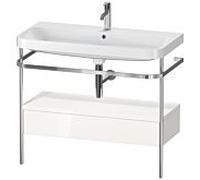 Duravit Happy D.2 Lavabo avec support, 1 tiroir, HP4843O2222, c-shaped