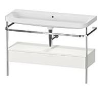 Duravit Duravit Meuble vasque Happy D.2 Plus 117,5x49 cm, avec console, 1 tiroir, sans trou robinet, sans siphon Quantité:1