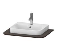 Duravit Happy D.2 Plus Console HP031B, 650x480 mm, 1 découpe, pour lavabo HP4940, HP4960, HP031B06969, Couleur: Noyer brossé Placage bois véritable