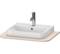 Duravit Happy D.2 Plus Console HP031B, 650x480 mm, 1 découpe, pour lavabo HP4940, HP4960, HP031B08383