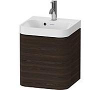Duravit Happy D.2 Plus HP4340O69690000 40x36cm, porte 2000 , charnière à gauche, avec trou pour robinetterie, noyer brossé