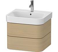 Duravit Happy D.2 Plus meuble sous HP4385071710000 57,5 x 49 cm, chêne méditerranéen, 2 tiroirs
