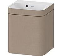 Duravit Duravit Meuble sous-lavabo Happy D.2 Plus 40x36 cm, 1 tiroir, raccord gauche, sans siphon, lin Quantité:1